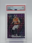 BO NIX 2025 MOSAIC FOOTBALL PURPLE PRIZM BRONCOS /49 PSA 9 Q5333