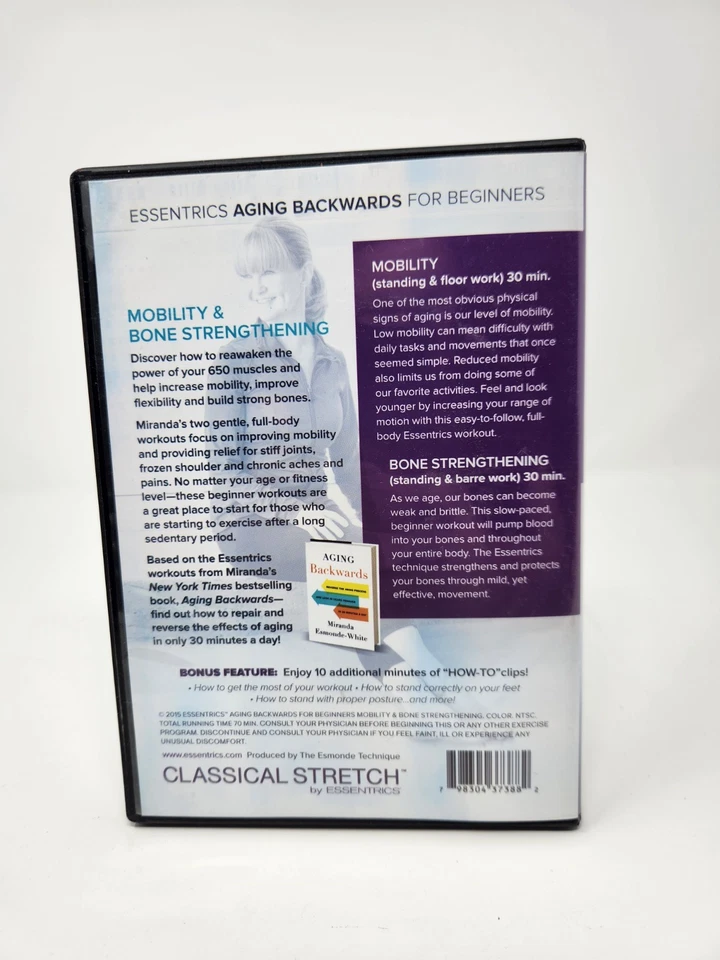 Aging Backwards: Mobility & Bone Strengthening For Beginners DVD 2015 Essentrics Foto 2 de 4