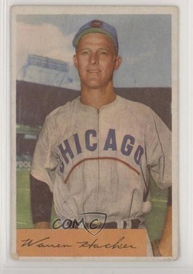 1954 Bowman Warren Hacker #125 2u3