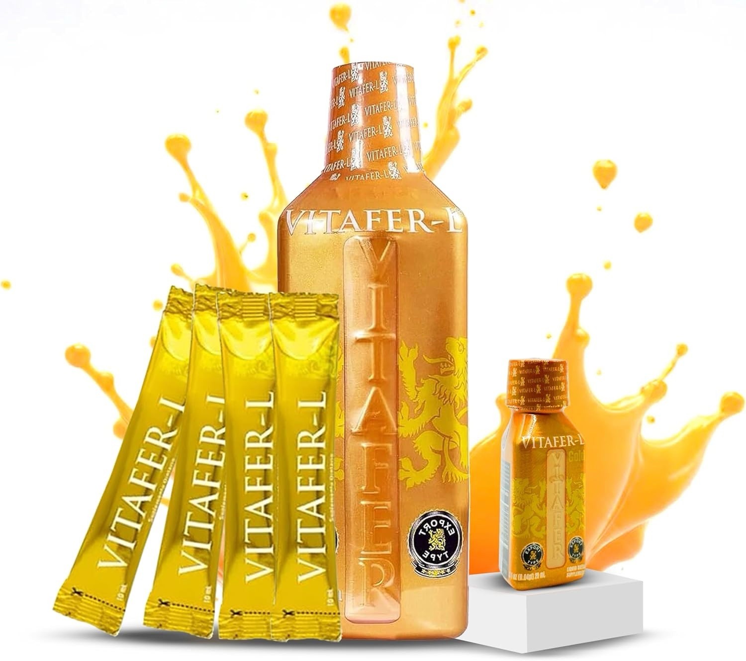 ✅ Vitafer L-Gold-Multivitamin- 500ML🔥 + 1 Vitachito + 4 Sachets ✅