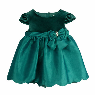 Rare Editions Baby Girl Velvet Taffeta Social Dress - Macy's NWT