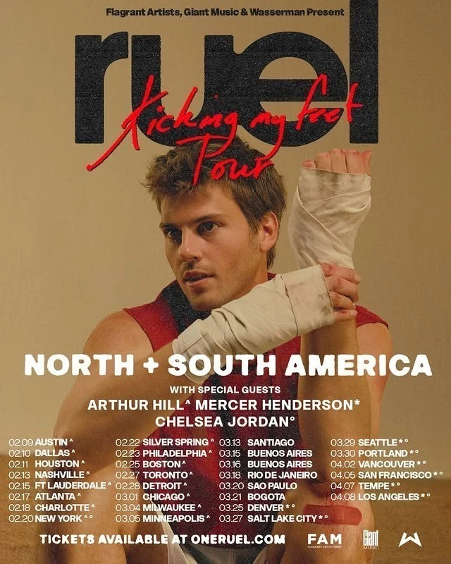 Ruel 2026 Tour Poster