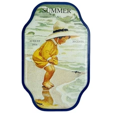 Vintage Good Housekeeping Tin Summer August 1918 Hearst Magazine Advertising '98