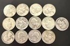 13 90% Junk Investment Silver Quarters
