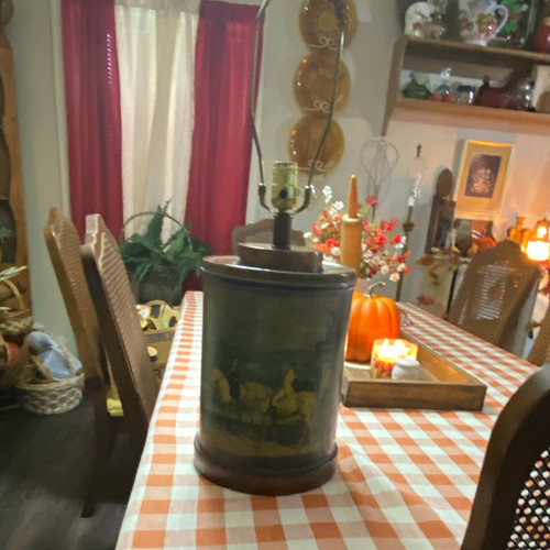 Frederick Cooper Tea Canister table lamp