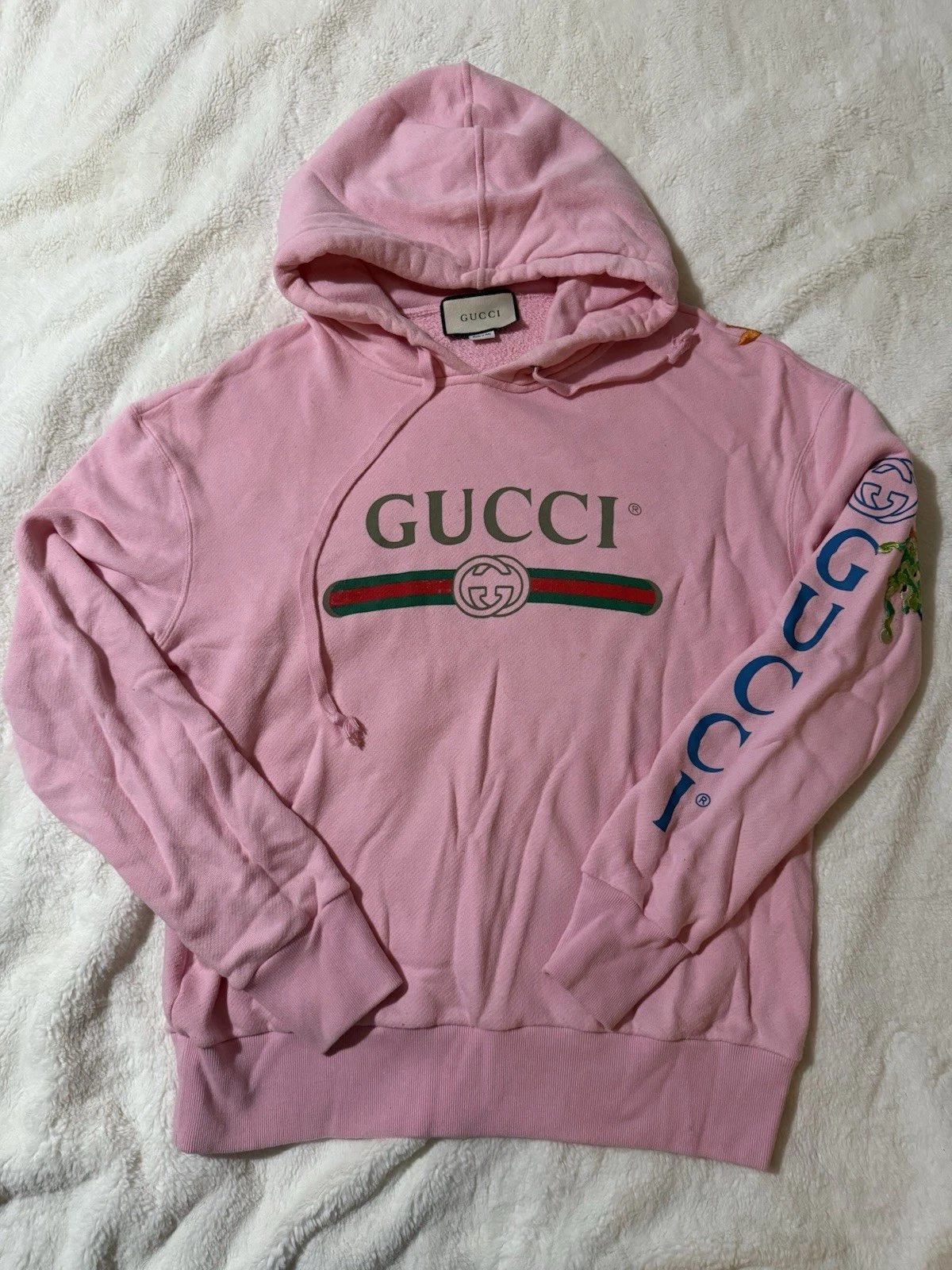 Sweat à capuche Gucci ceinture dragon brodé