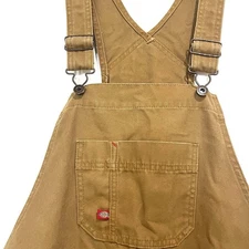 Dickies Overalls Mens 44 X 31 Duck Canvas Bib Utility Carpenter Hammer Loop