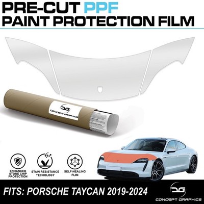 Motorhaube Flügel Steinschlagschutz PPF Lackschutzfolie Set für Porsche Taycan