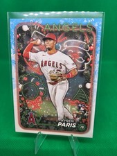 Kyren Paris RC 2024 Topps Holiday Rookie #H130 Los Angeles Angels Baseball Card
