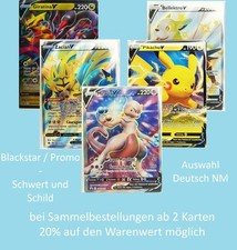 Pok&eacute;mon | SWSH | Schwert und Schild | Promo | Blackstar | Auswahl | DE | NM