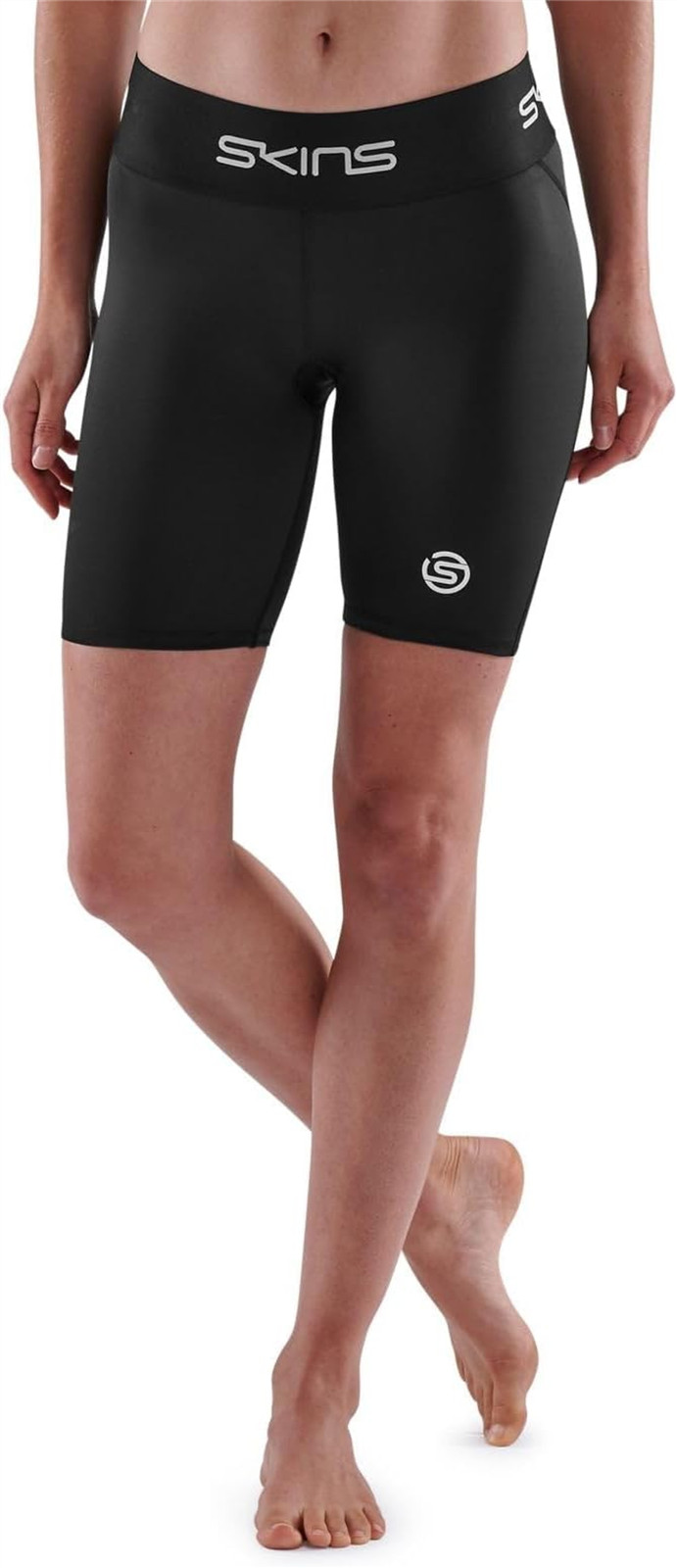 Skins Women's Black Series 1 Compression Skinny Fit Shorts - 10 (S) - Image 2