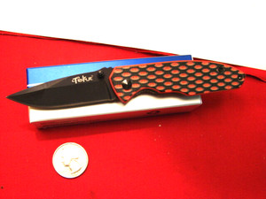 TEKUT FIRE SNAKE LINER LOCK FOLDING POCKET KNIFE 17Cr17moV Blade  24120tklk  TR