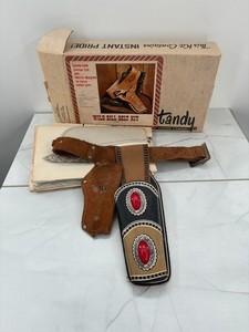 Vintage Tandy Leather Wild Bill Holster Kit 4403 RH Pattern Sheets Western Used