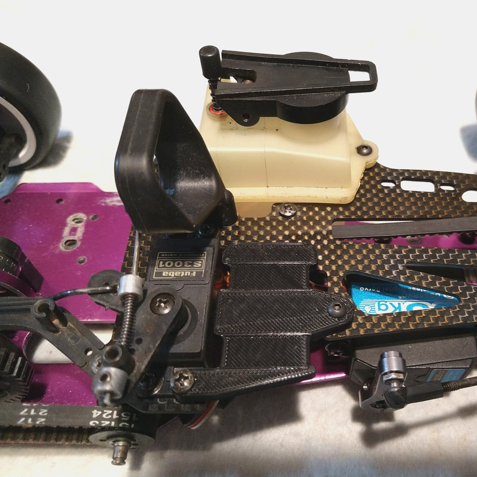 HPI Racing Nitro RS4 Rolling Chassis w/Graphite Upper Deck 1/10 Touring RC Car 