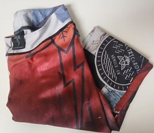 Rare Art Leggings Electric and Rose Los Angeles  Medium