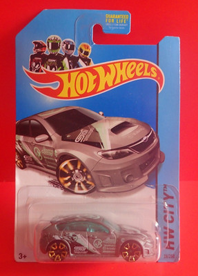 Hot Wheels Subaru WRX STI Gray 2014 Treasure Hunt HW City 26/250