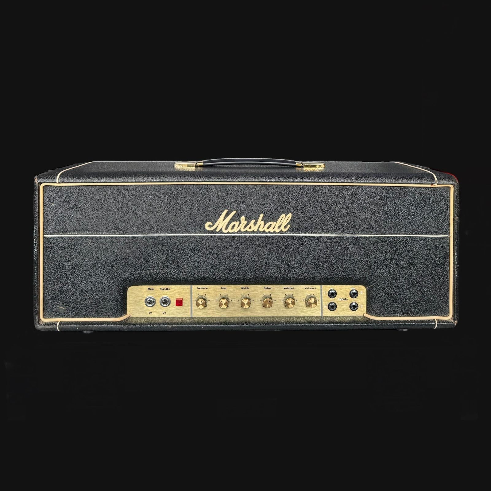 Marshall JMP MKII 1974 50w Valve Amp in Black w /  Swan Flightcase