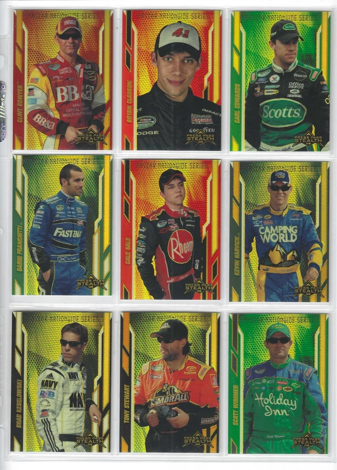 *2008 Stealth-CHROME GOLD PARALLEL #X 76 Carl Edwards-#67/99!-ONE CARD ONLY* - Image 2 of 4