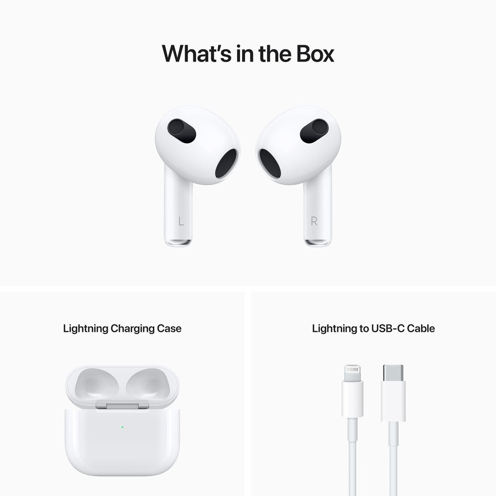 Apple AirPods w/ Lightning Charging Case 3rd Generation MPNY3AM/A