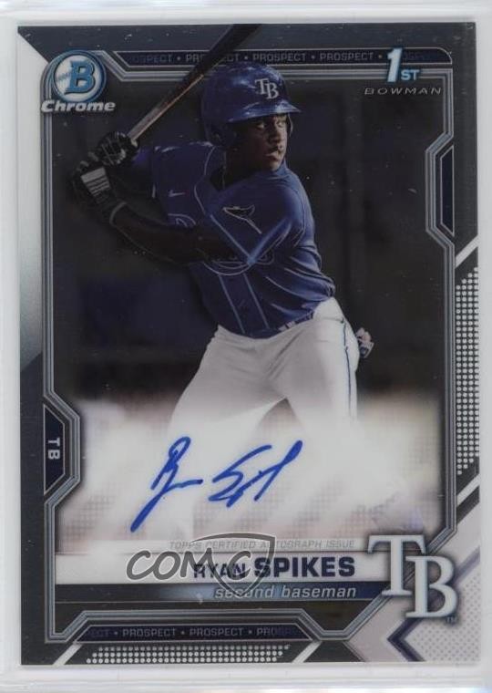2021 Bowman Draft Chrome Draft Pick Auto Ryan Spikes #CDA-RSP Auto 0r5k