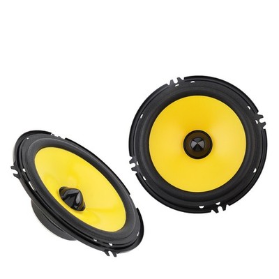 2X 6.5'' Car Coaxial Speakers, 4 Ohm 600W Full Range Mid-bass Auto Audio Speakers