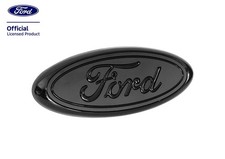 1983-1993 Mustang 4 Ford Oval Rear Trunk Emblem Badge Two-tone Black