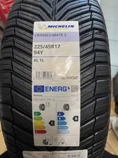 Image of 2 (a pair) x 2254517 225/45R17 225 45 17 94Y XL Michelin CrossClimate 3 (New)