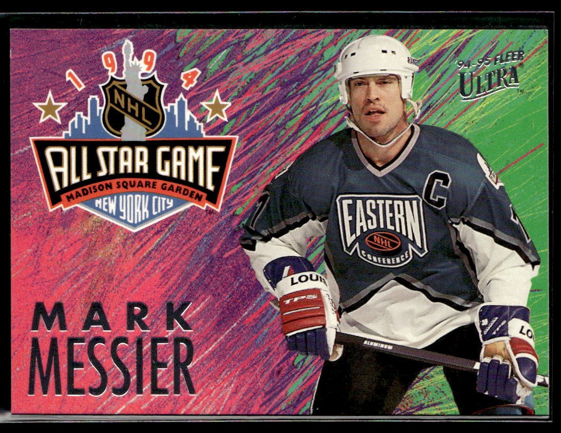 1994-95 Ultra #4 Mark Messier All-Stars Hockey Card 2601H