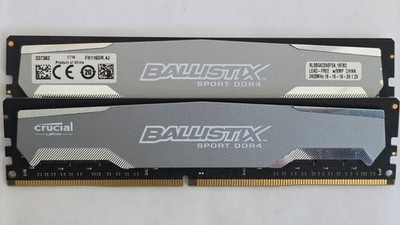 16GB Crucial Ballistix Sport (2x8GB) DDR4 2400MHz - BLS8G4D240FSA - RAM Kit