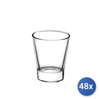 48X GläSer Aus Transparentem Glas Bormioli Caffeino CL8,5