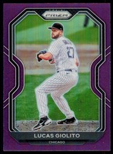 2021 Panini Prizm Lucas Giolito 216 Purple Prizm Chicago White Sox