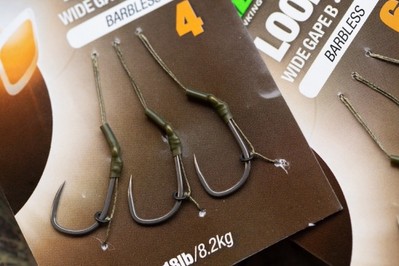 Korda Loop DF Wide Gape X Gr. 4 6 18Ib / 8,2kg Combi Rig Carp Hook