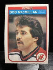 Bob MacMillan #143 1982-83 O-Pee-Chee New Jersey Devils