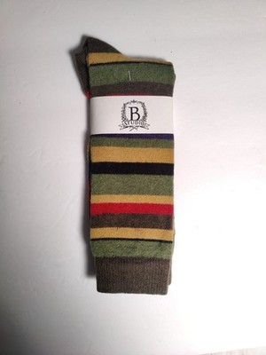 b studio -men's socks - multi color- Cashmere blend - Made in USA **B8*