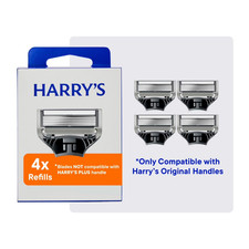 Harry's Men's Razor Blades 4 Count -5 Blade Cartridges Refills