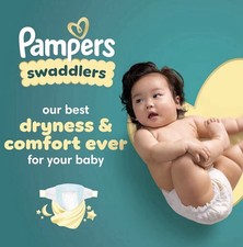 Pampers Swaddlers Diapers 20 Count Size 1 8 to 14 Lbs Newborn Baby