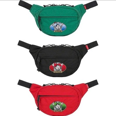 バッグ Supreme Vampire Boy Waist Bag SS21 Supreme Vampire Boy Black Waist Bag Water Resistant Fanny
