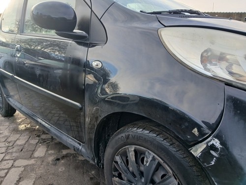 SPATBORD RECHTS VOOR Citroën C1 Hatchback 1.0 12V (384F(CFA)) 2008 - Afbeelding 3 van 6