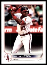 Justin Upton 2022 Topps #444 Angels MLB READ FREE SHIPPING AutographDen