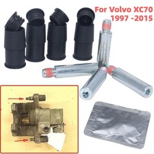 2Set For Volvo XC70 Front Brake Caliper Slider Guide Pin Bolts Graese Kit Parts 