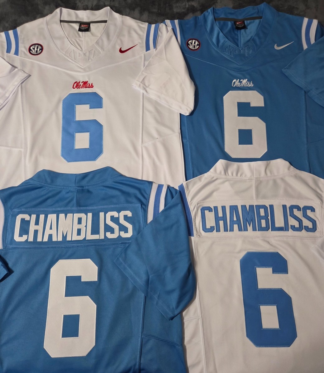 Fast Free Shipping!! Trinidad Chambliss Ole Miss Rebels Stitched