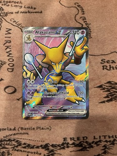 Pokemon Alakazam ex 188/165 Sv: Scarlet & Violet 151 Holo, English 👁️‍🗨️💜
