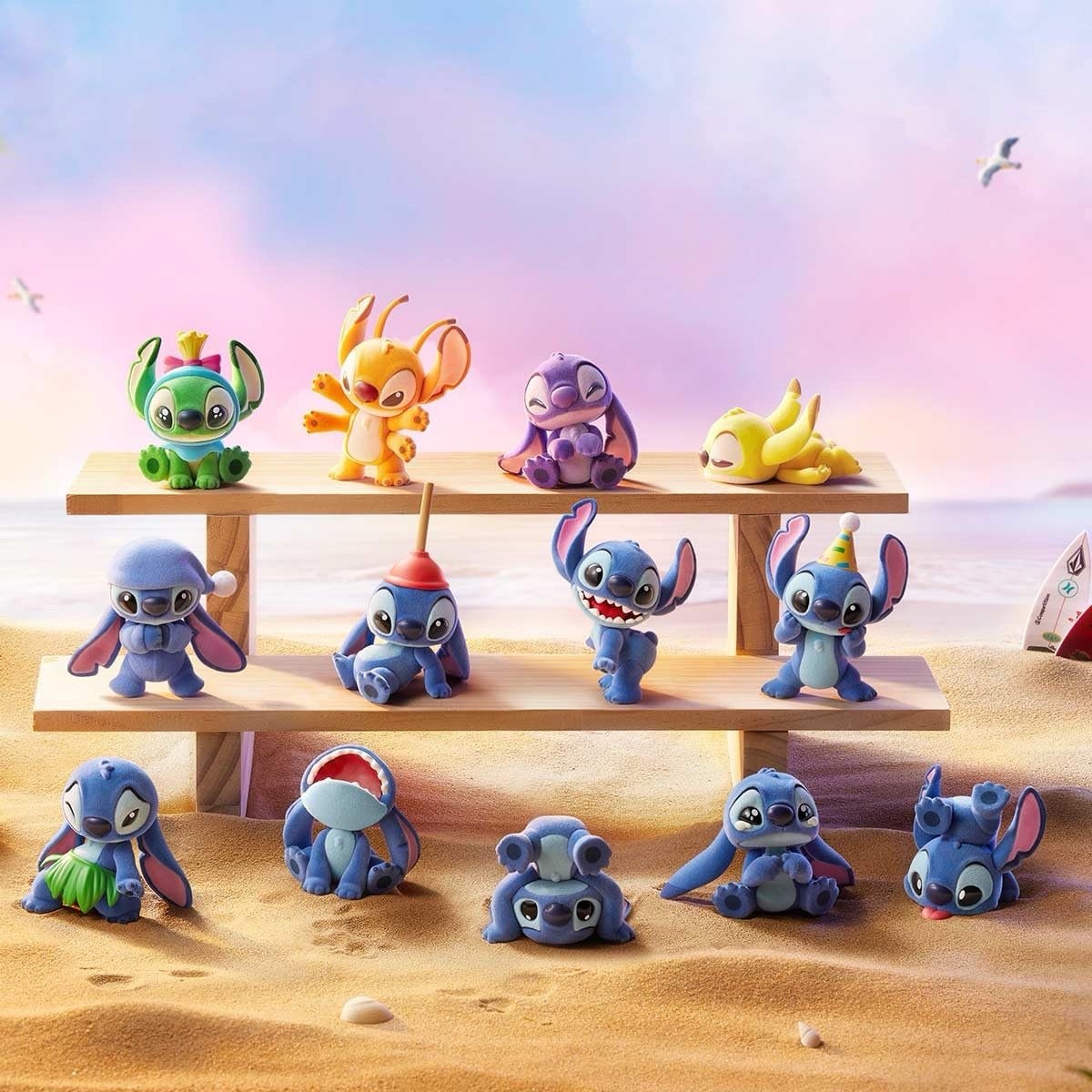 【新品】DISNEY Stitch Little Emotions シリーズ 100% Auth Pop Mart Disney Stitch Little Emotions Series