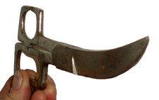 DRESS MAKING SEWING ? A FIELD & CO NY PRIMITIVE ANTIQUE PROCESSED STEEL SCISSORS