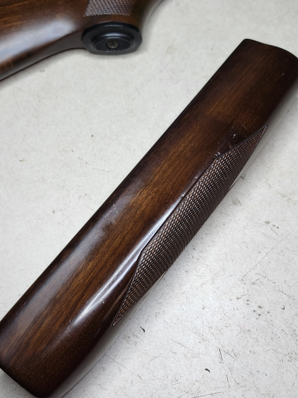 Mossberg 500 REGAL 12ga Checkered Walnut Wood STOCK SET Forend for 8.75" Tube RE