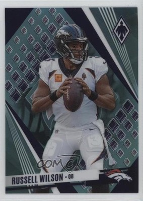 2023 Panini Phoenix Teal SP Variation 44/125 Russell Wilson #18 11ng