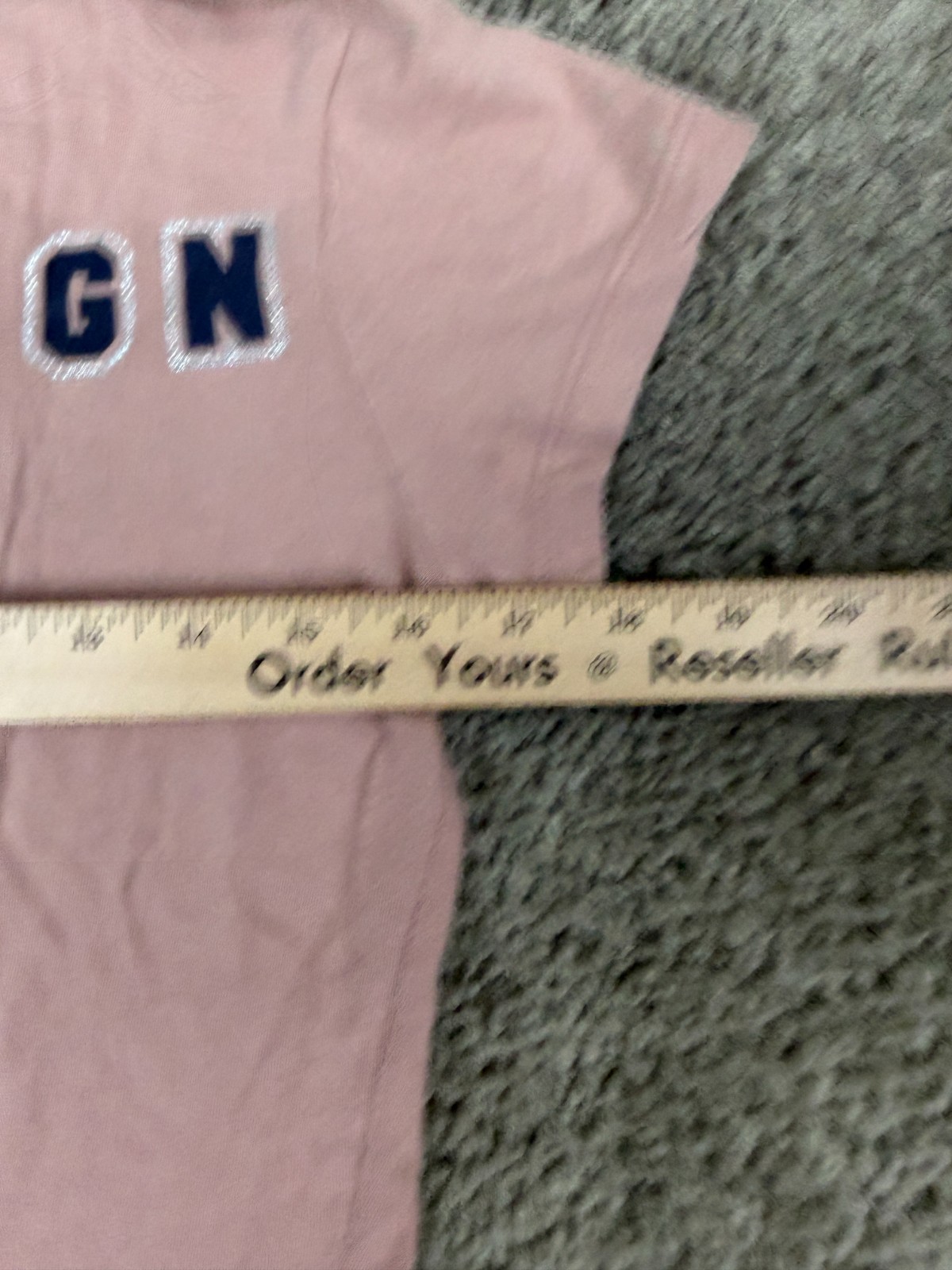 True Religion Shirt Womens Extra Small Pink Black Glitter Logo V Neck Tee thumbnail 10