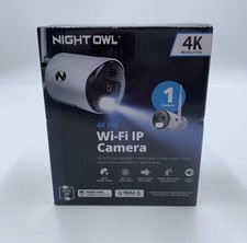 Night Owl Wi-Fi IP 4K HD Indoor/Outdoor Dual Spotlight Camera with 2-Way Audio