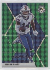 2020 Panini Mosaic Green Mosaic Prizm Stefon Diggs #34 16hh