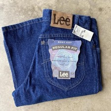 VTG NOS 90s Lee riders bootcut denim jeans Deadstock NWT 100 cotton dark indigo